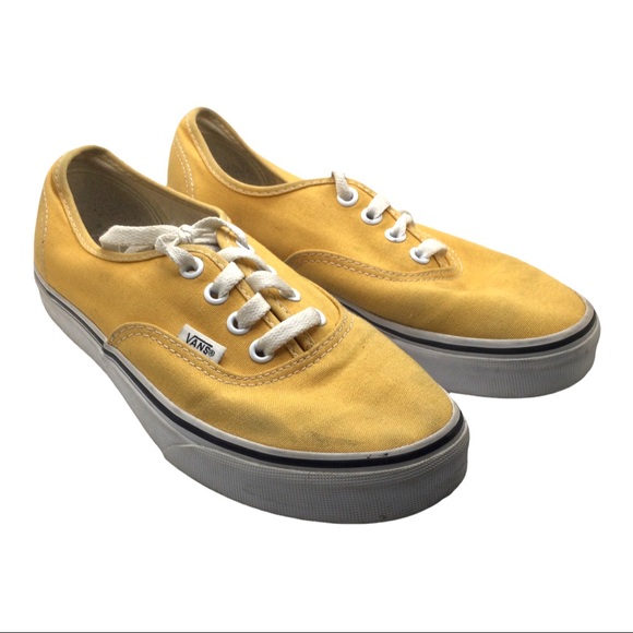 VANS Classic sneakers Yellow Women Size 6.5 Men Size 5.0 - Picture 3 of 7